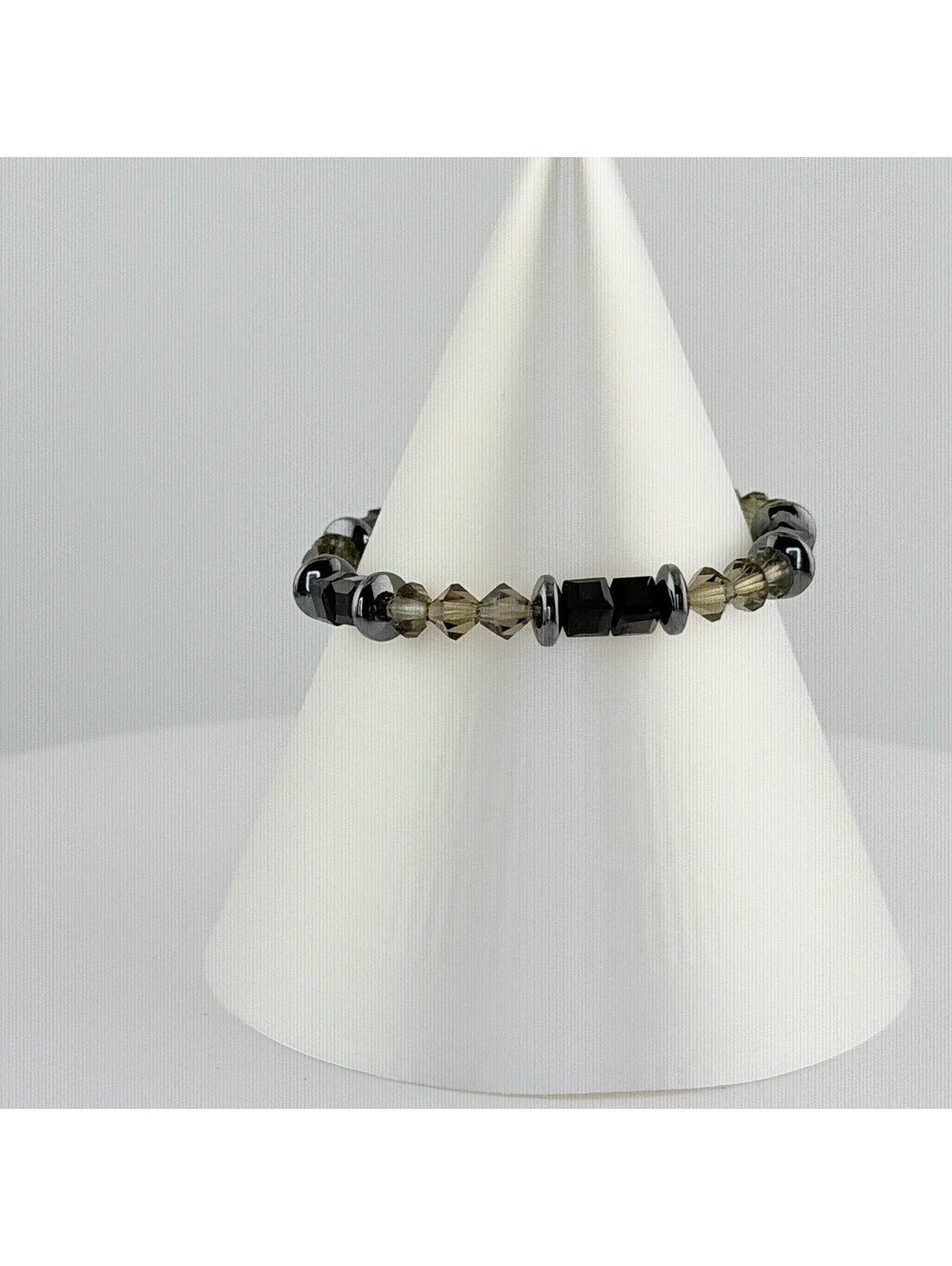 Bomb Party Single Bracelet - on Hematite #208